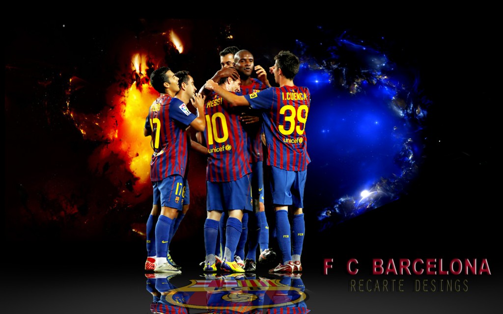 Barcelona Champions Wallpaper