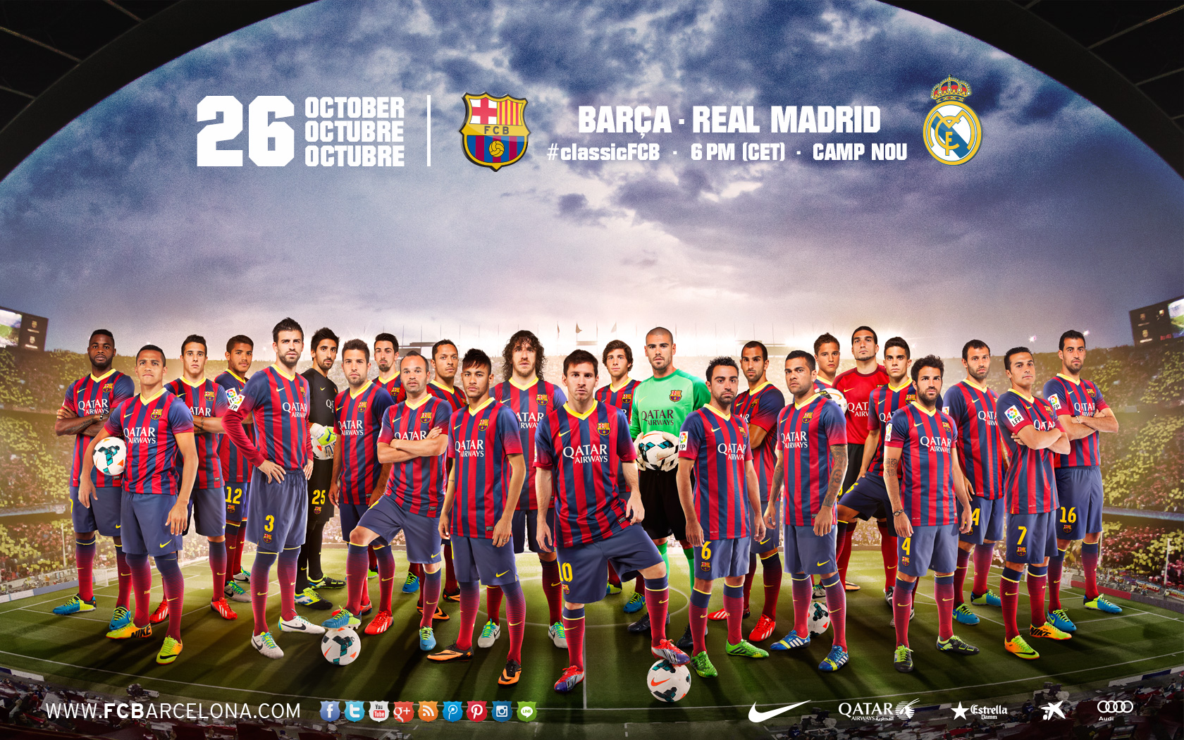 Barcelona Legends Wallpaper
