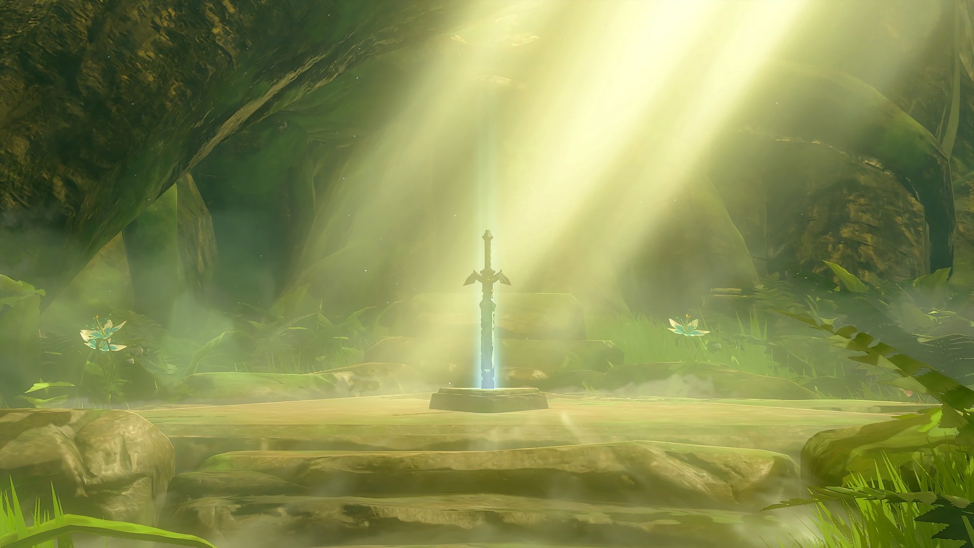 Legend of Zelda Breath of the WIld Master Sward screenshot.