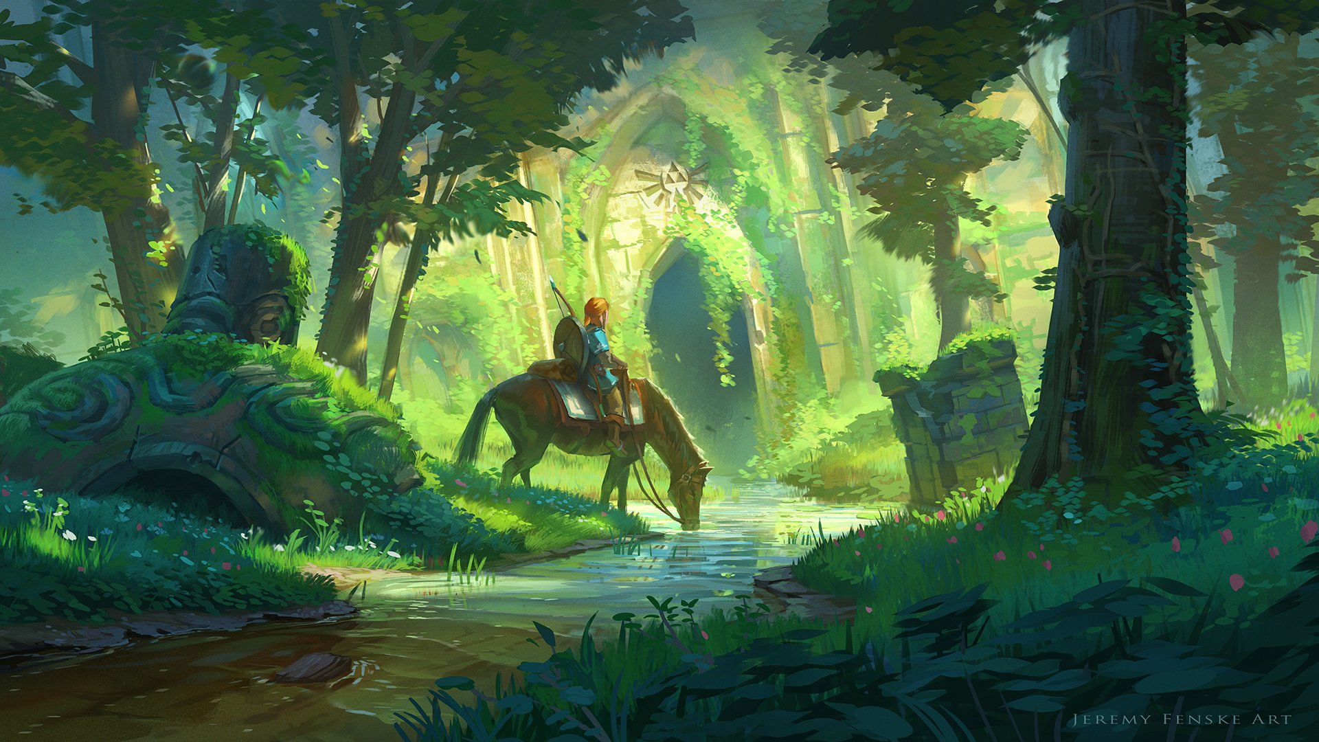 breath of the wild case art