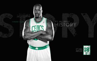 Shaquille Oneal Poster Celtics