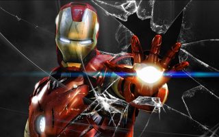 Iron Man Broken Screen Wallpaper