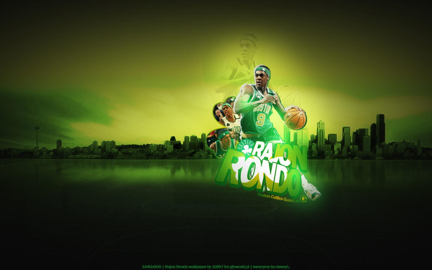 Rajon, Rondo, Boston, Celtics, Wallpaper