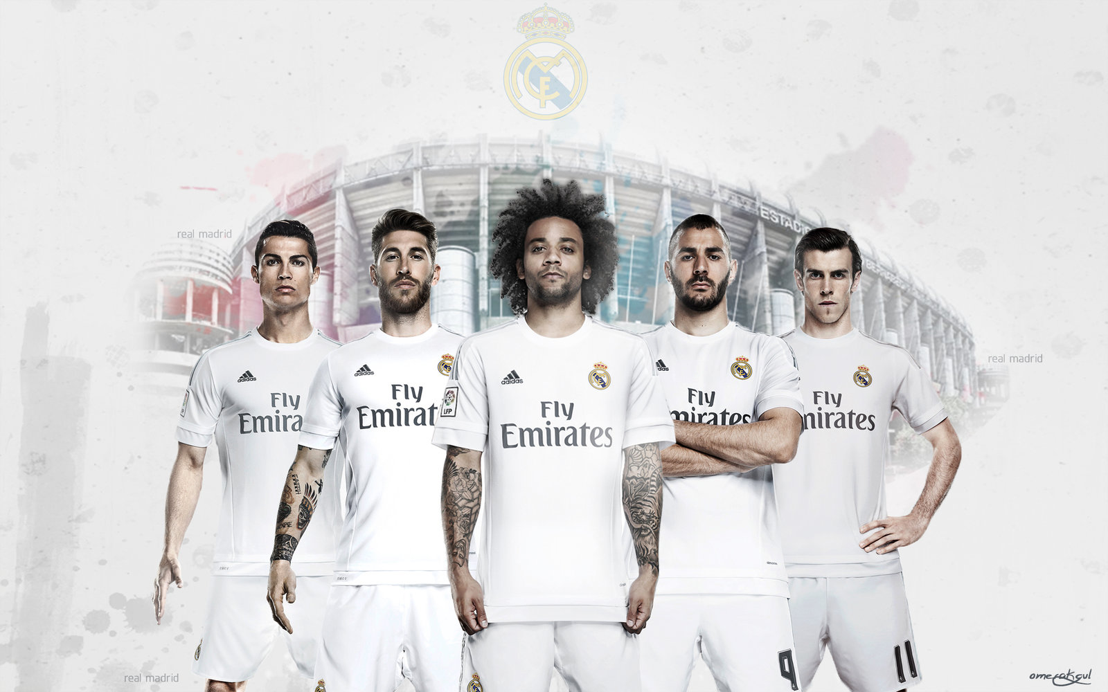 Full Size Real Madrid Jersey 2017 Live Wallpaper HD