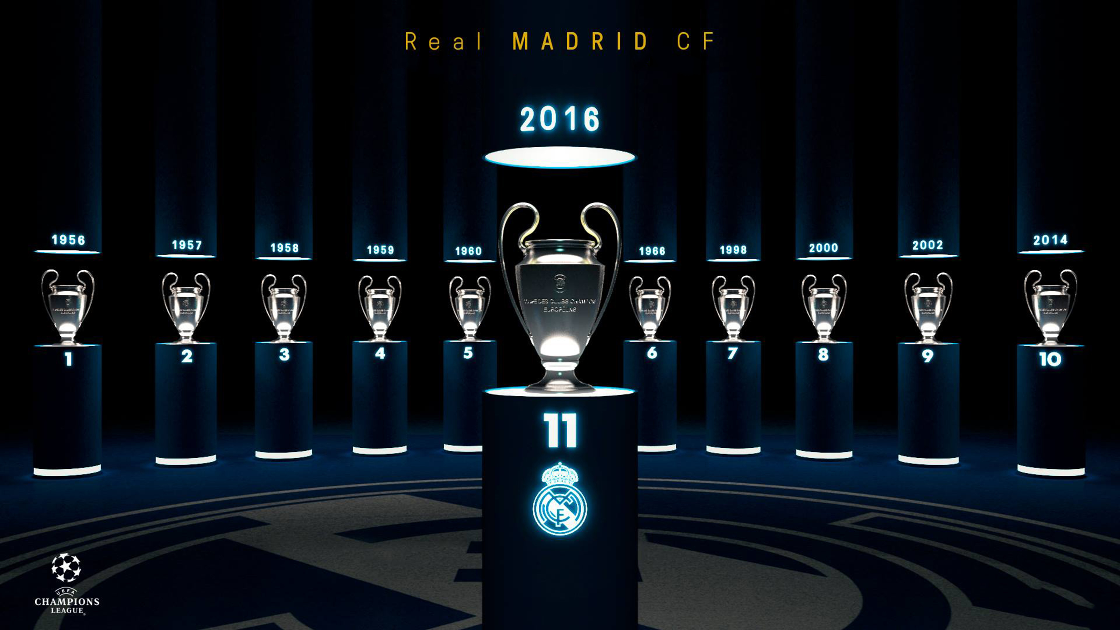 Real Madrid Trophies 2017 Live Wallpaper HD