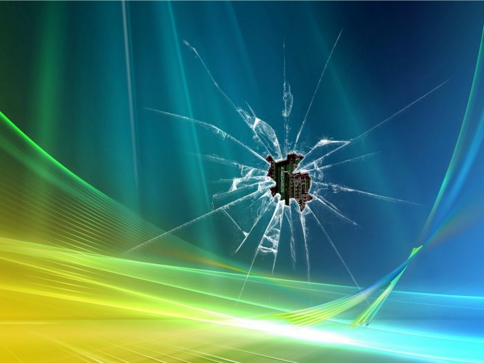 HD Win Vista Broken Screen Wallpaper | 2021 Live Wallpaper HD