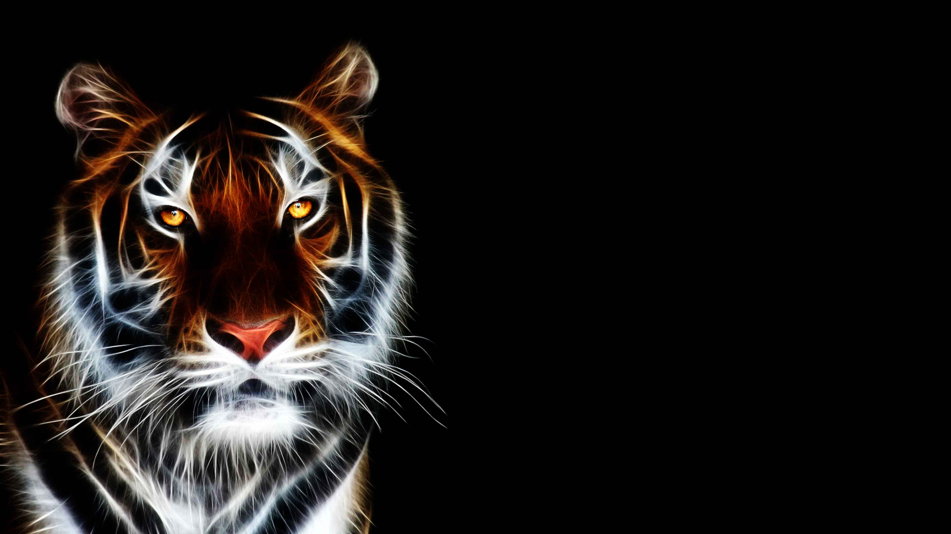 3D Animated Tiger Wallpaper