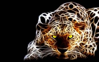 3D Tiger Background