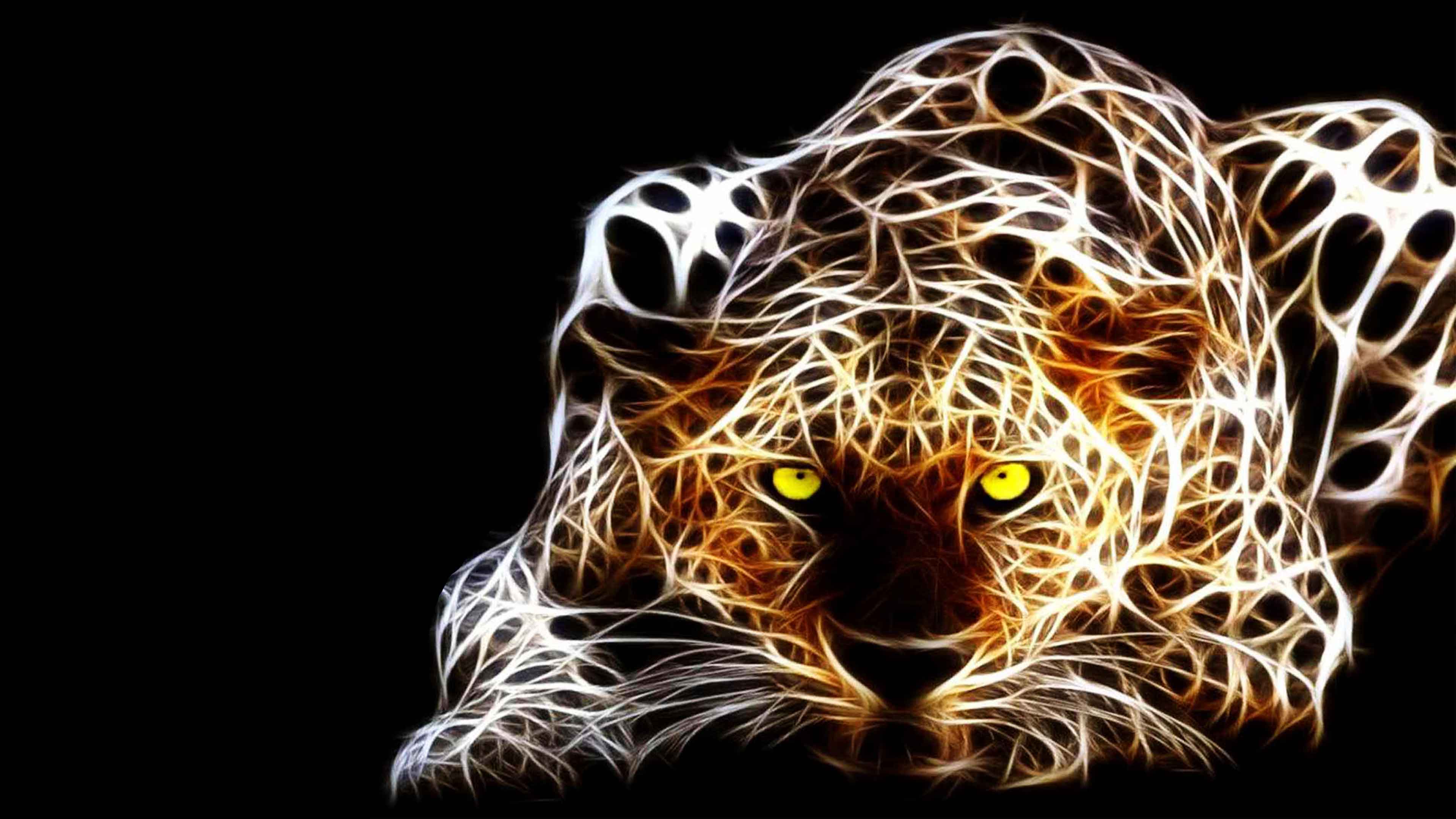 3D Tiger Background