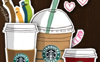 Cute Starbucks Wallpaper Cartoon