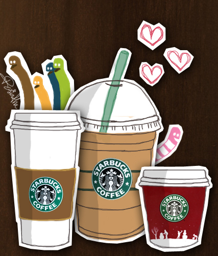 Cute Starbucks Wallpaper Cartoon