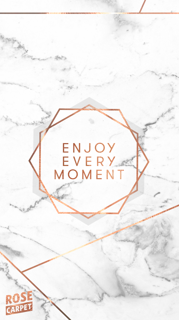 Marble Iphone Wallpaper Enjoy Every Moment