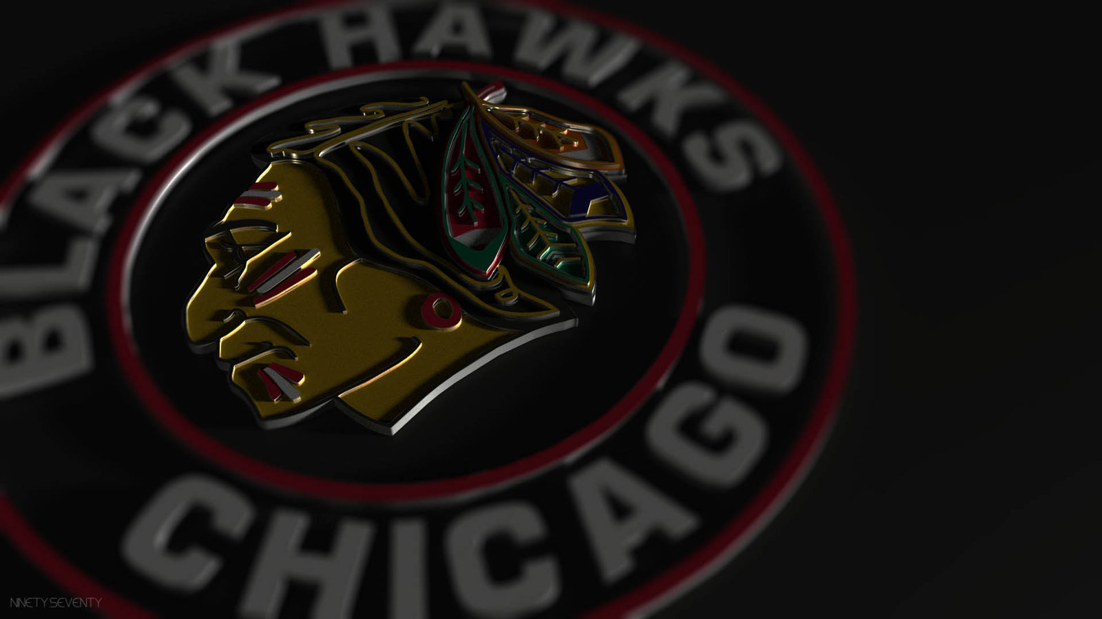 3D Blackhawks Wallpaper