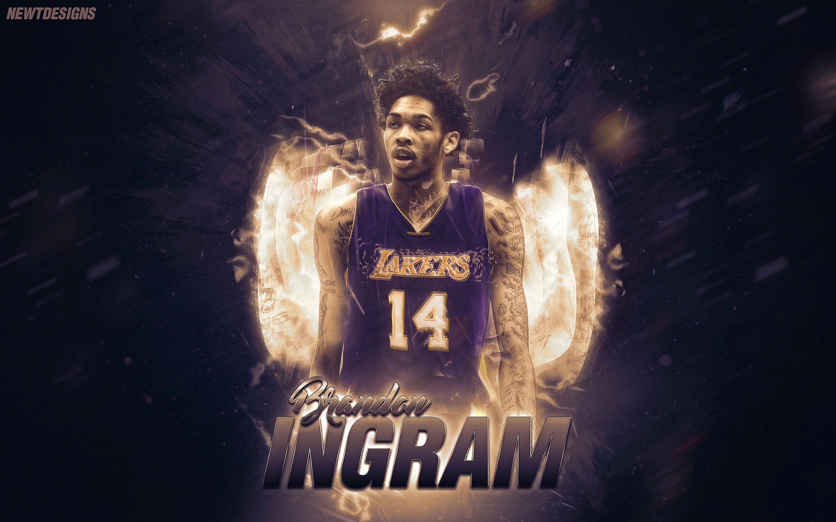 Brandon Ingram Lakers Poster