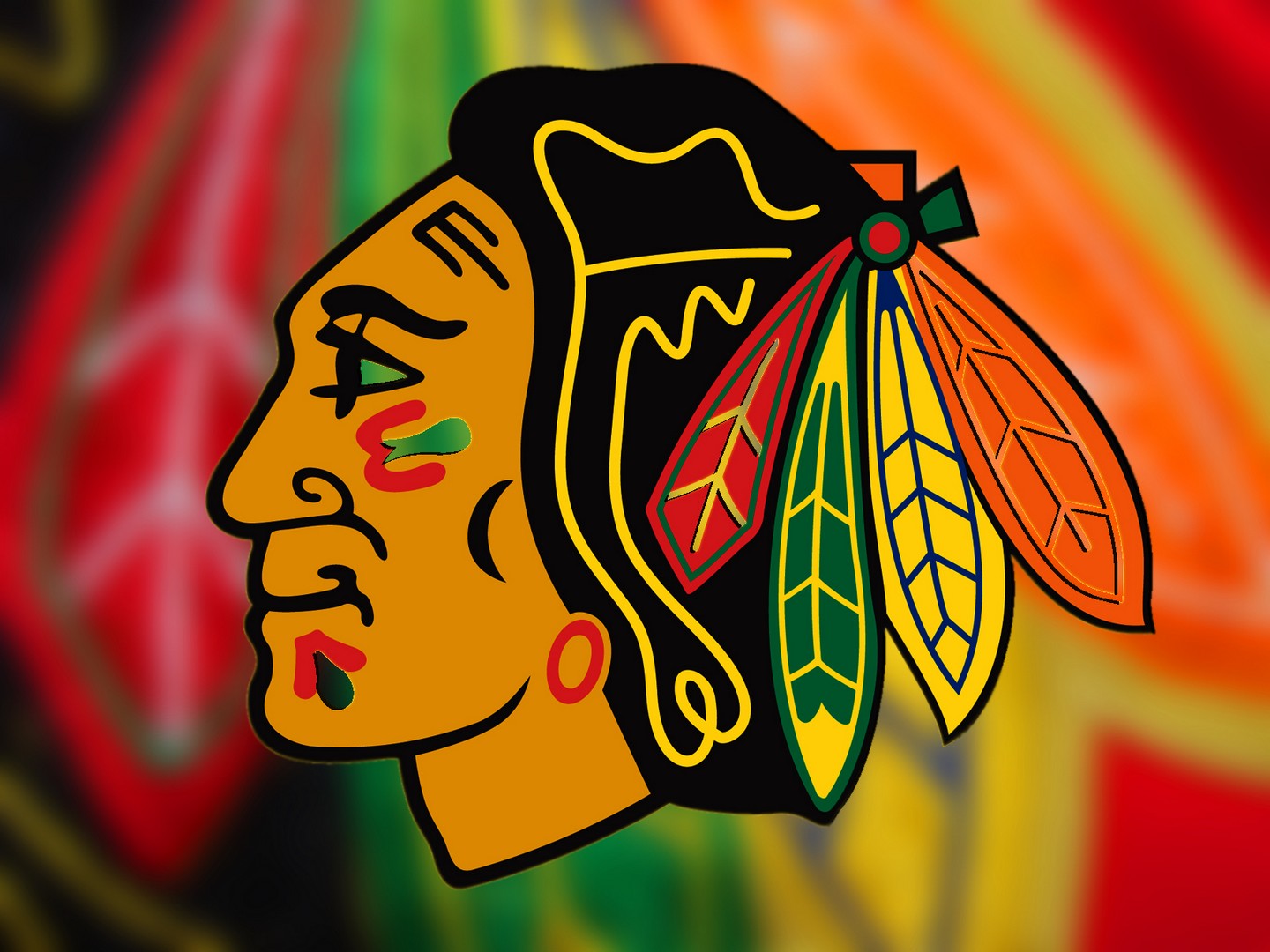 Chicago Blackhawks Background Wallpaper