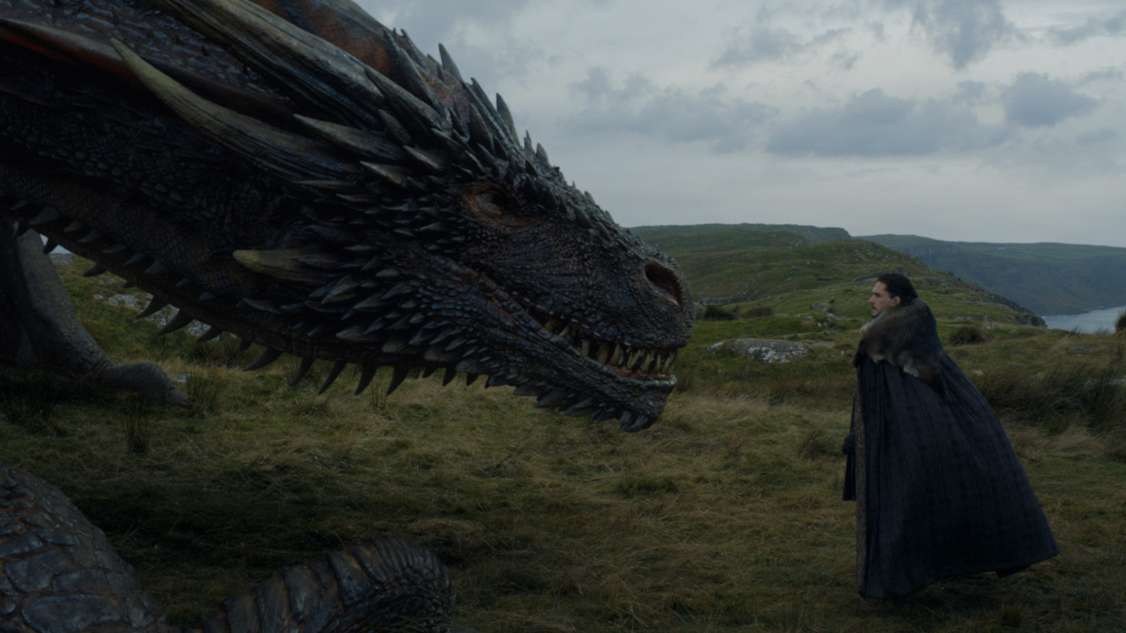Game of Thrones Season 7 Eps 5 Dragon Jon Snow Wallpaper