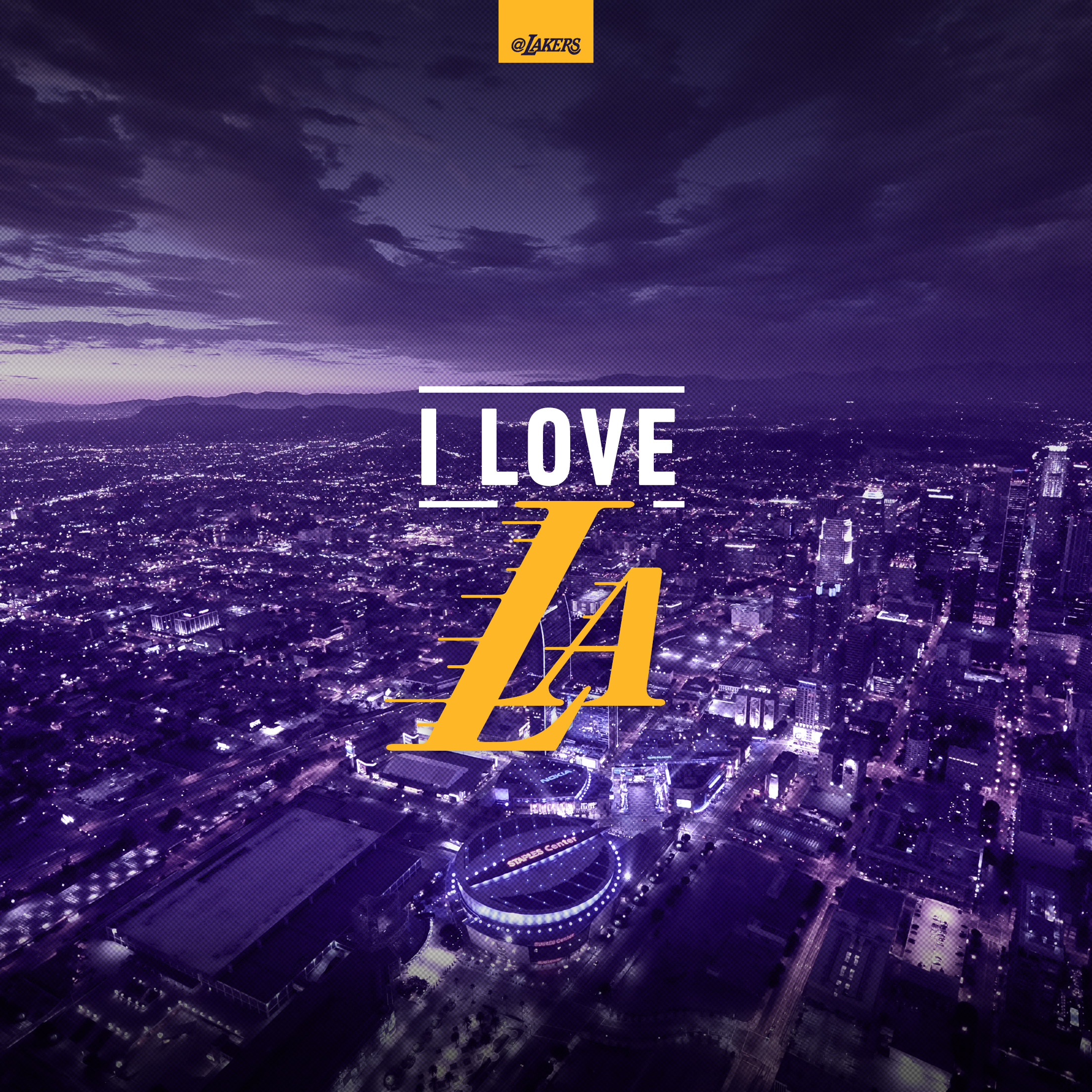 I Love Lakers Wallpaper