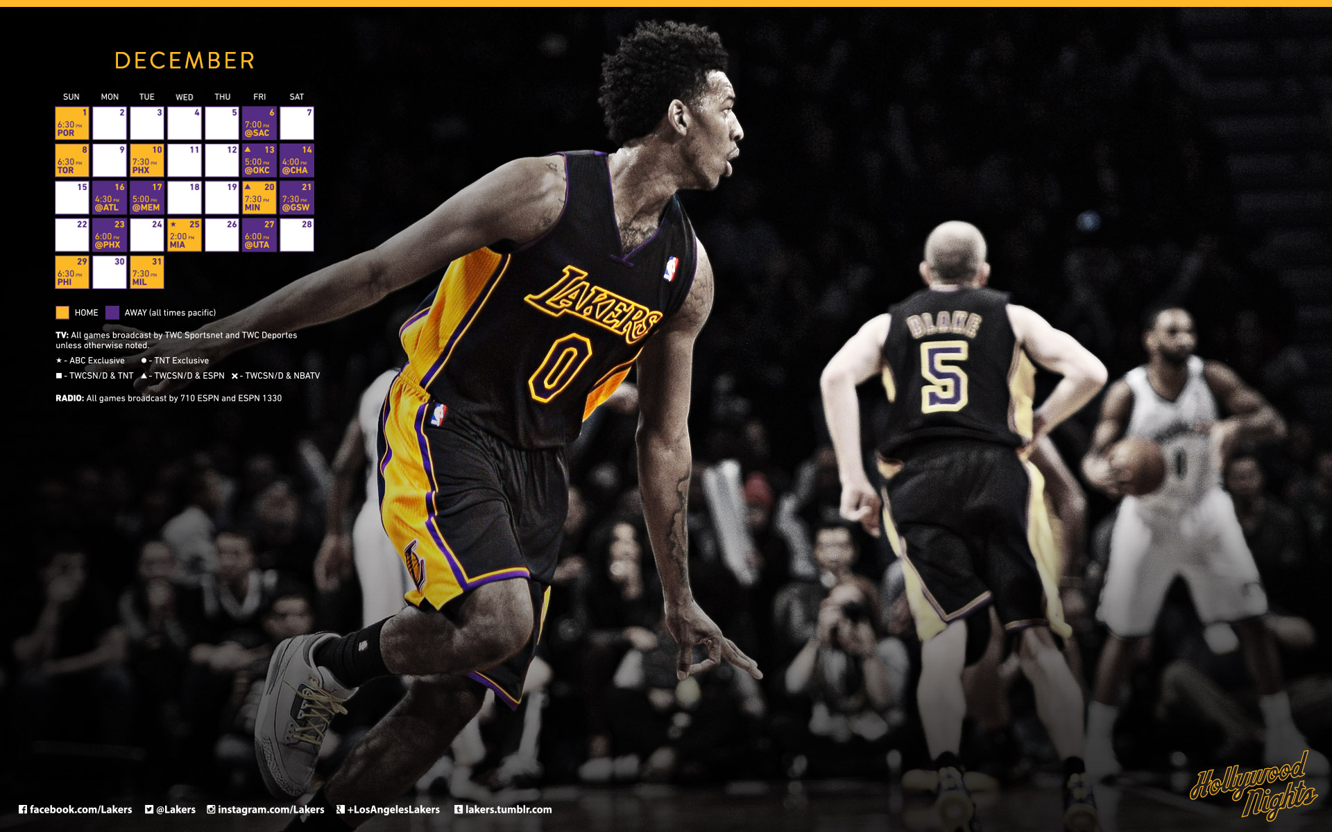 Lakers Dual Monitor Wallpaper