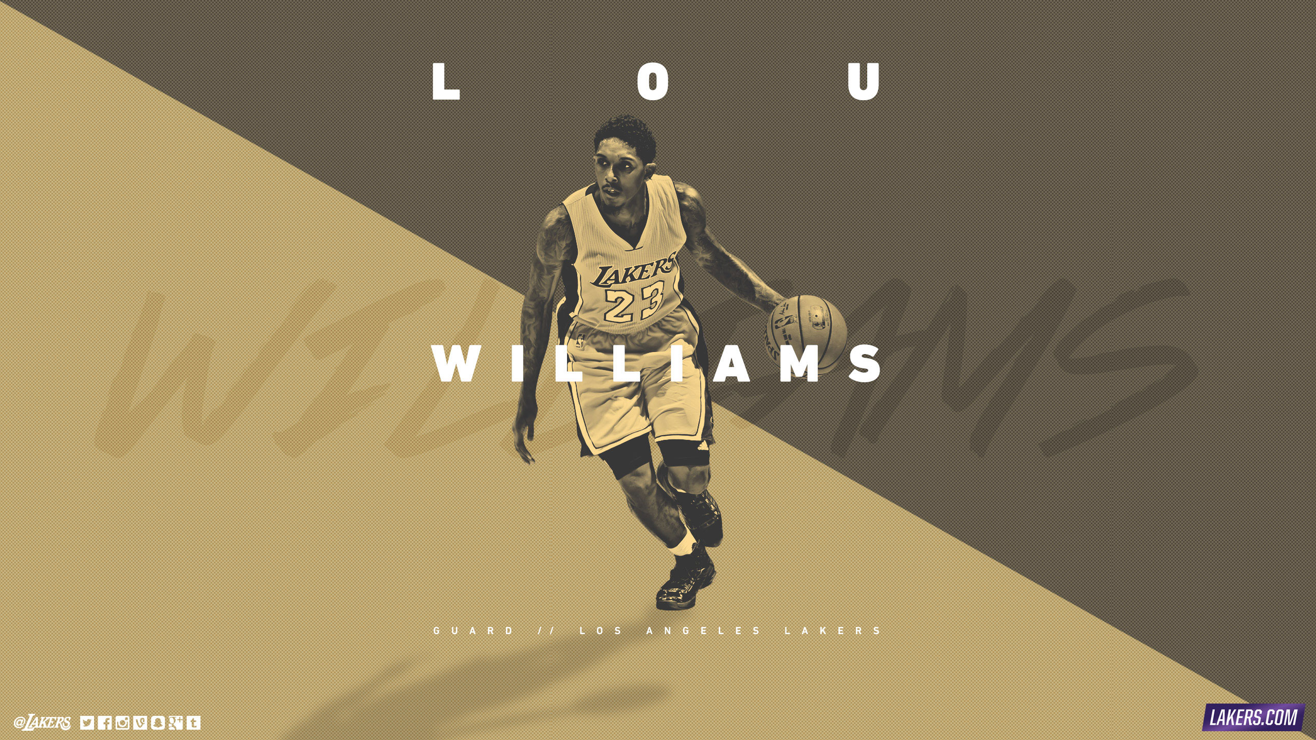 Lou Williams Lakers Wallpaper
