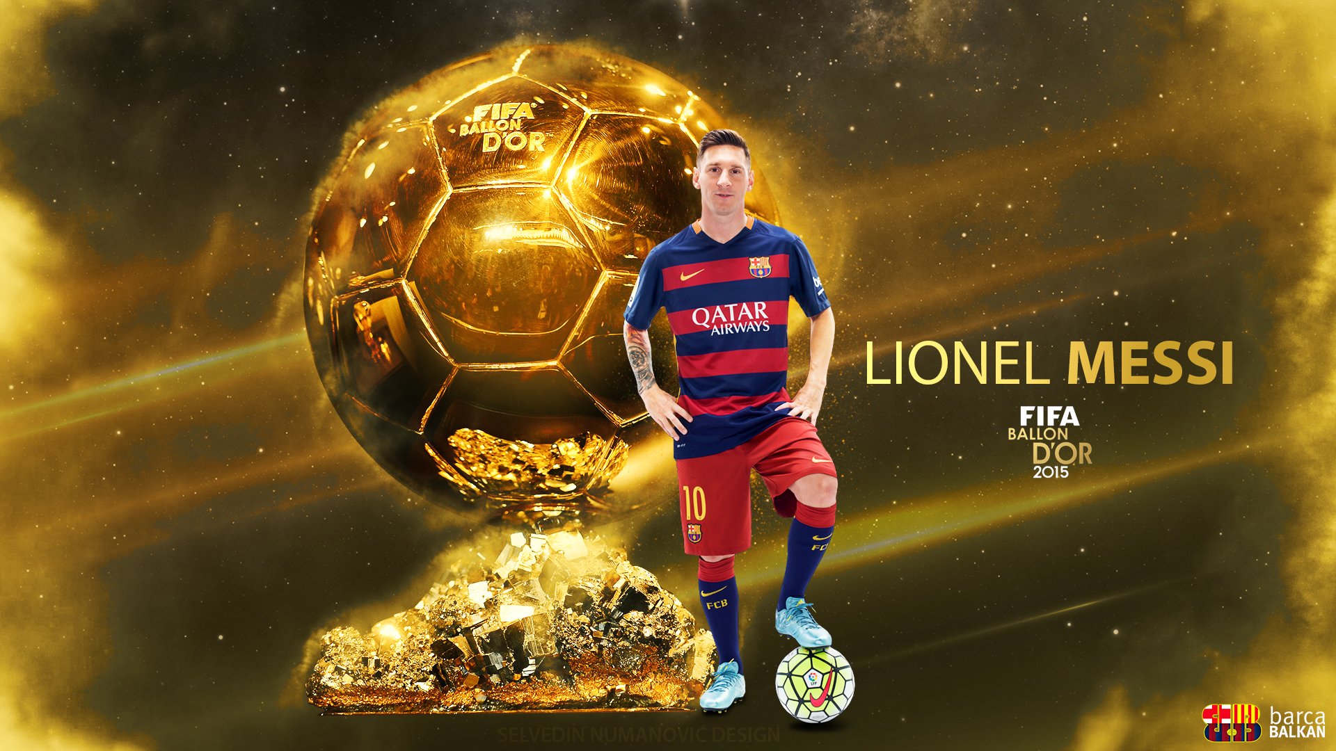 Messi Wallpaper Ballon Dor