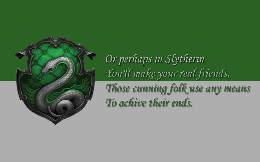 Slytherin Crest Quotes Wallpaper