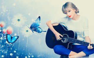 Taylor Swift Guitar Wallpaper