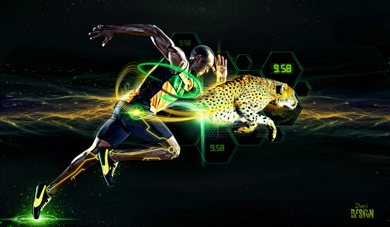 Usain Bolt Wallpaper Puma Running Speed