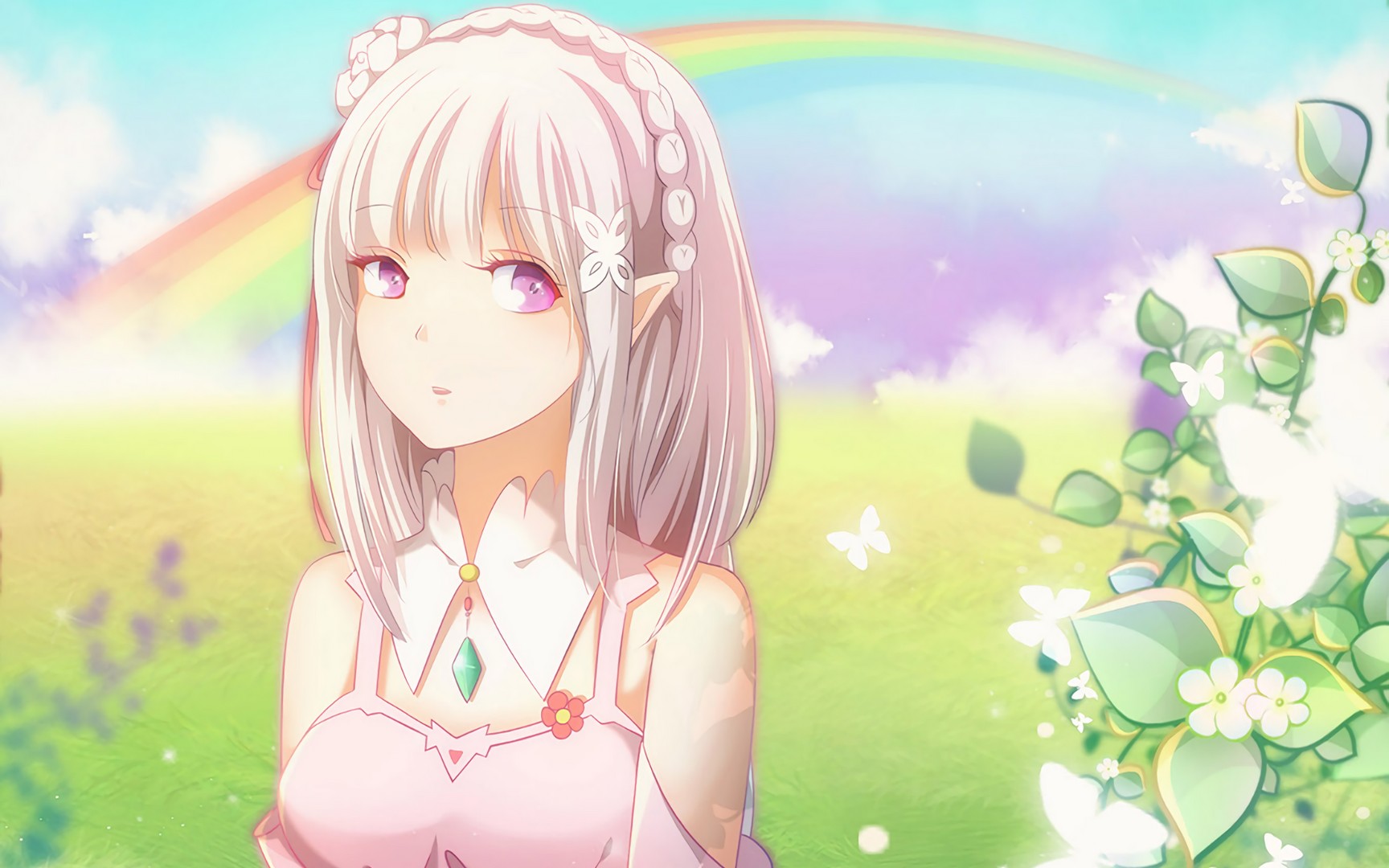 Wallpaper Emilia Re Zero 21 Live Wallpaper Hd