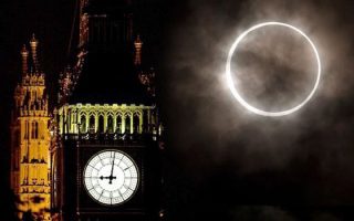 Wallpaper Solar Eclipse UK