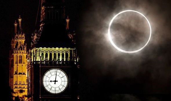 Wallpaper Solar Eclipse UK