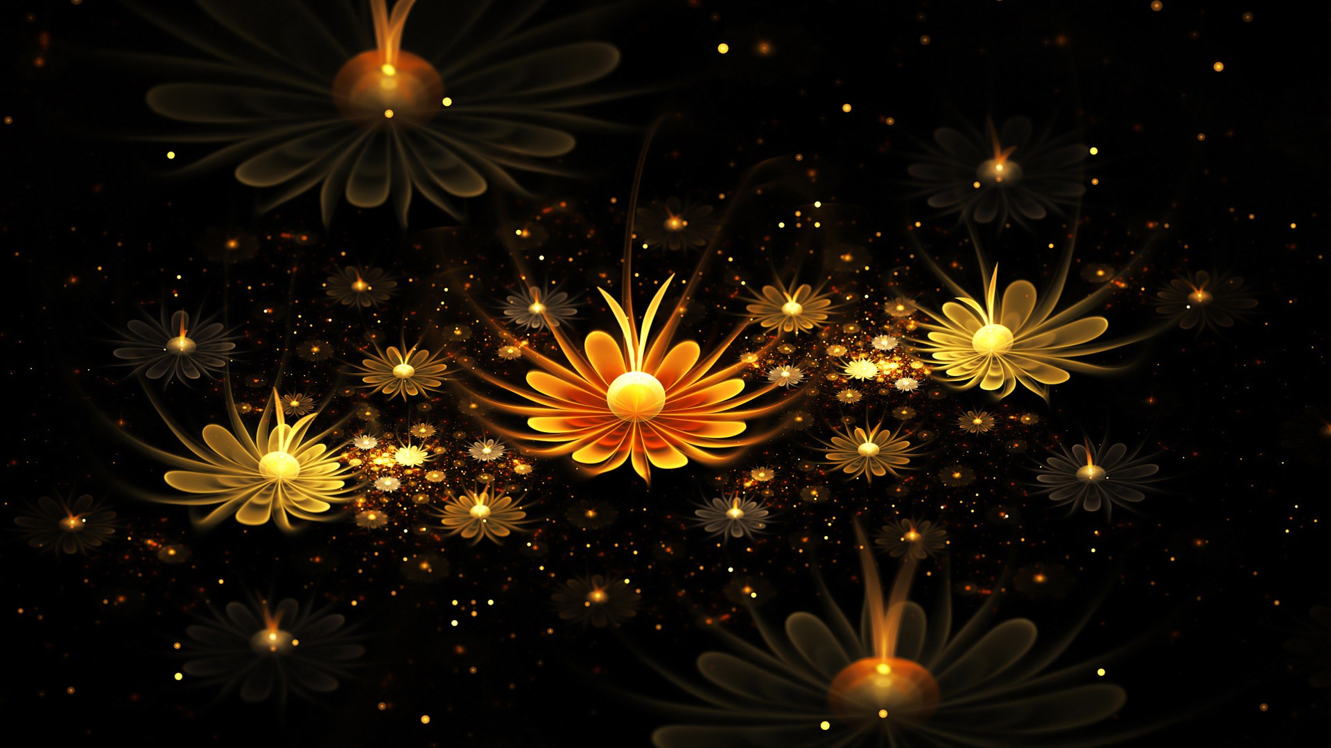 3D Flower Wallpaper HD 1920x1080