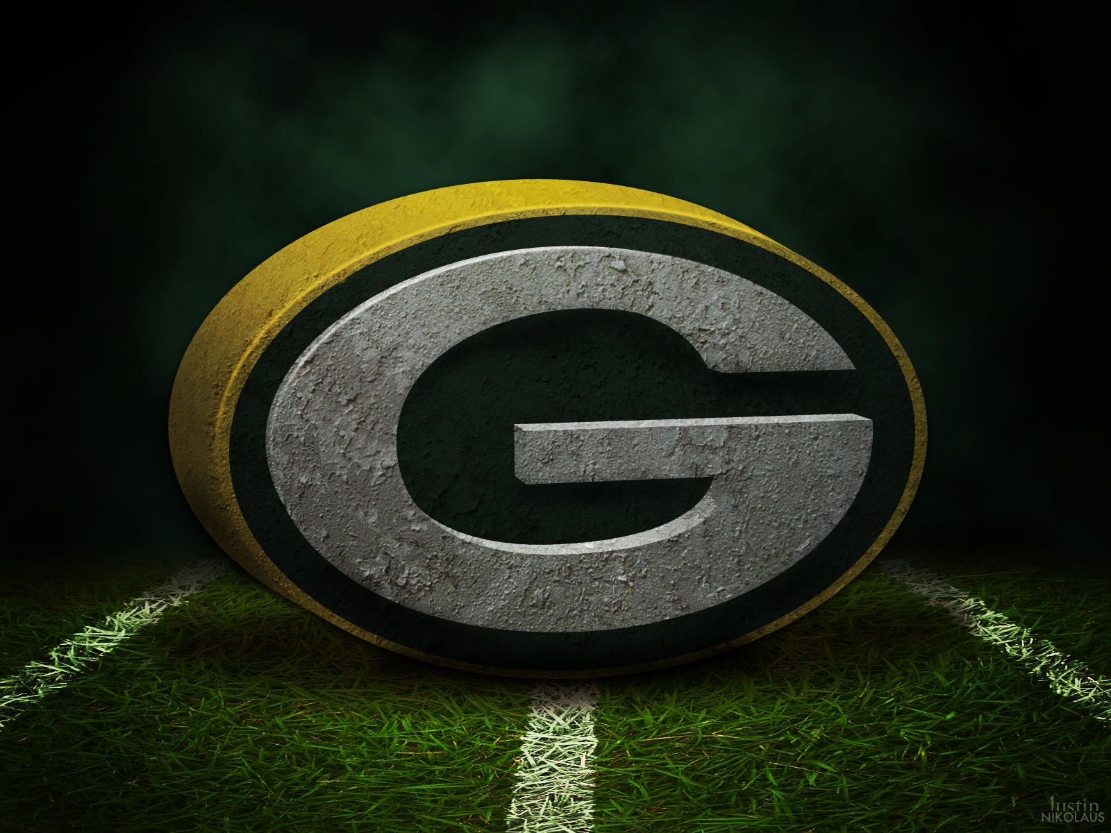 3D Green Bay Packers Wallpaper 1600x1200