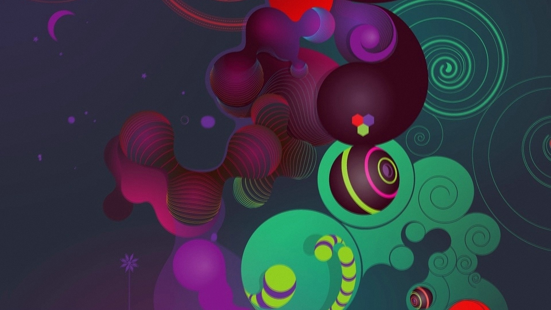 Abstract 3D Wallpaper Wide 1920x1080