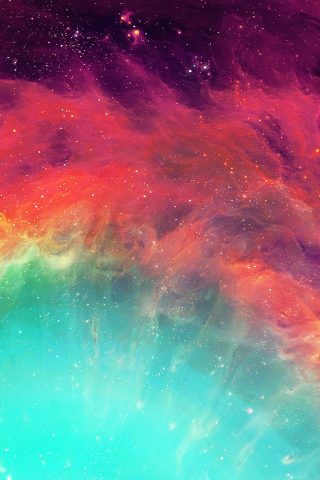 Colorfull Iphone Stars Wallpaper