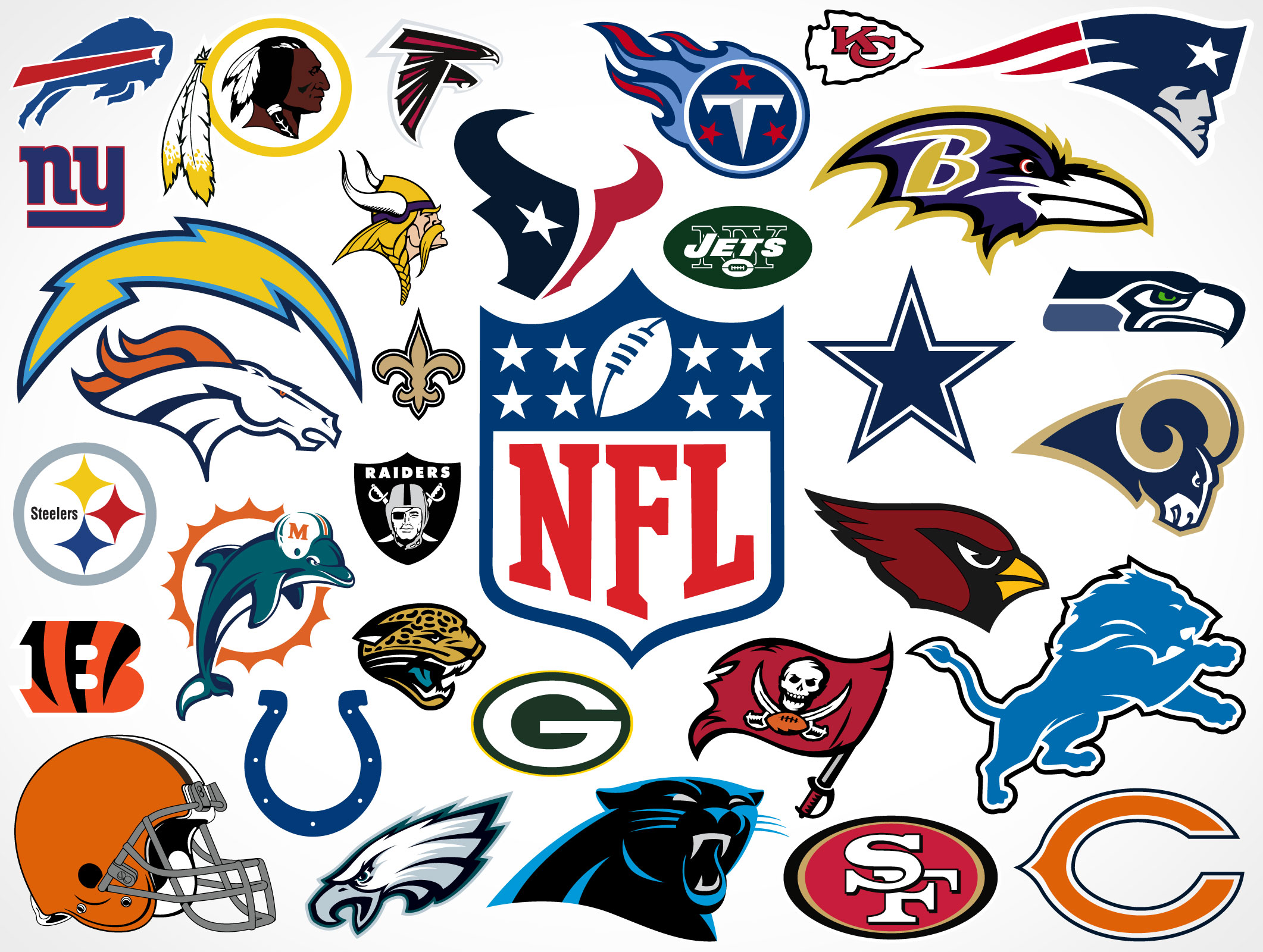 Cool NFL Wallpapers Teams Logo 2122x1600