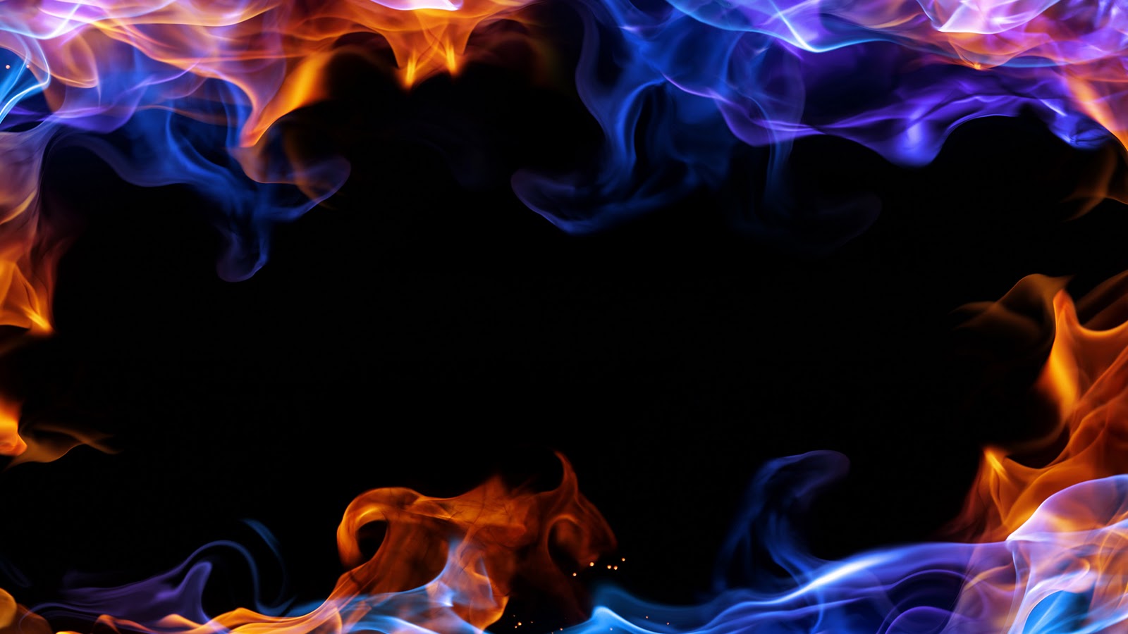 Fire Background Border 1600x900