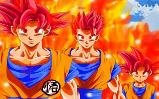 Goku Super Saiyan Gods Wallpaper