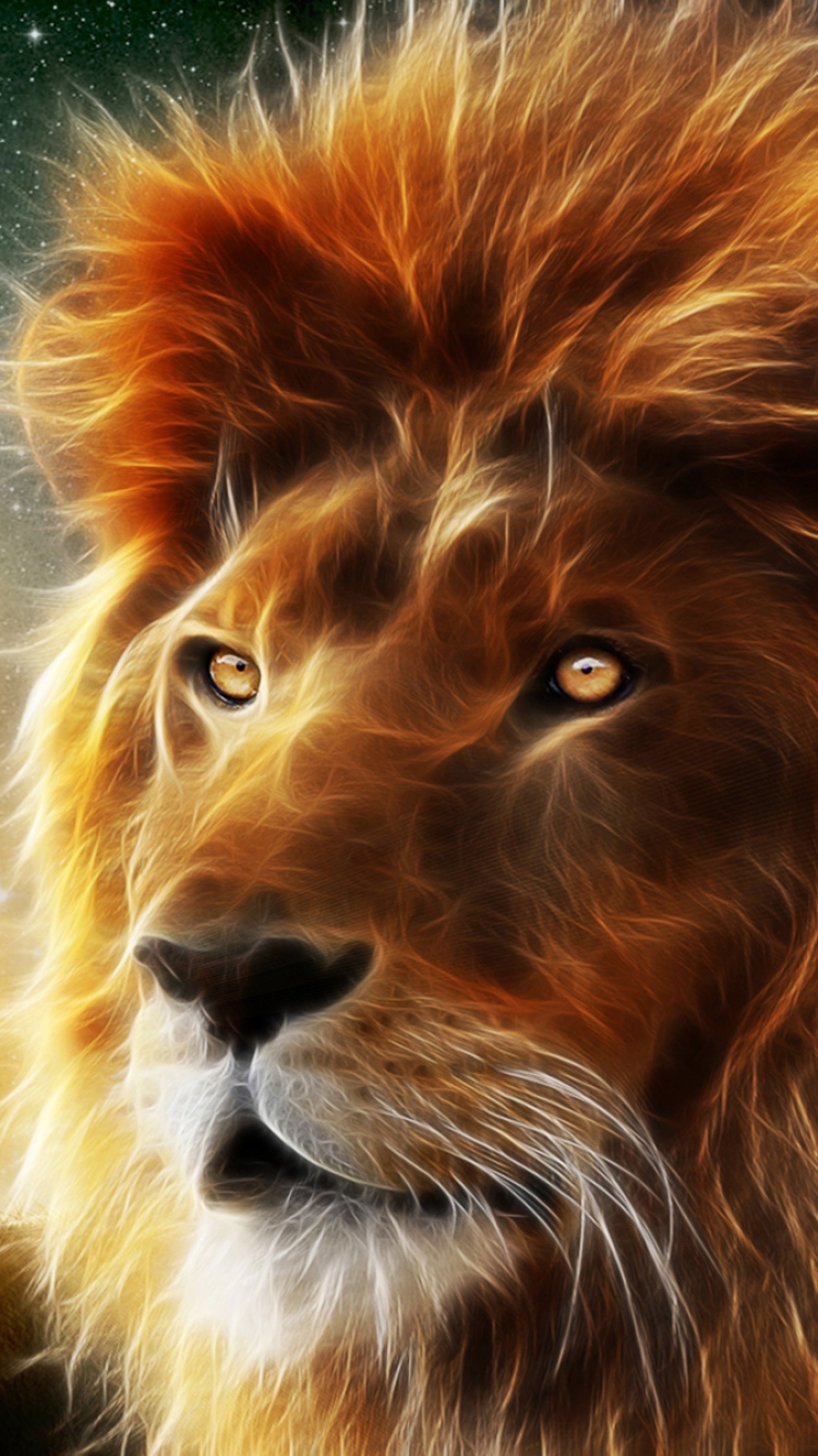 Lion Animation Wallpaper HD iPhone 750x1334