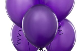 Android Wallpaper Purple Ballons