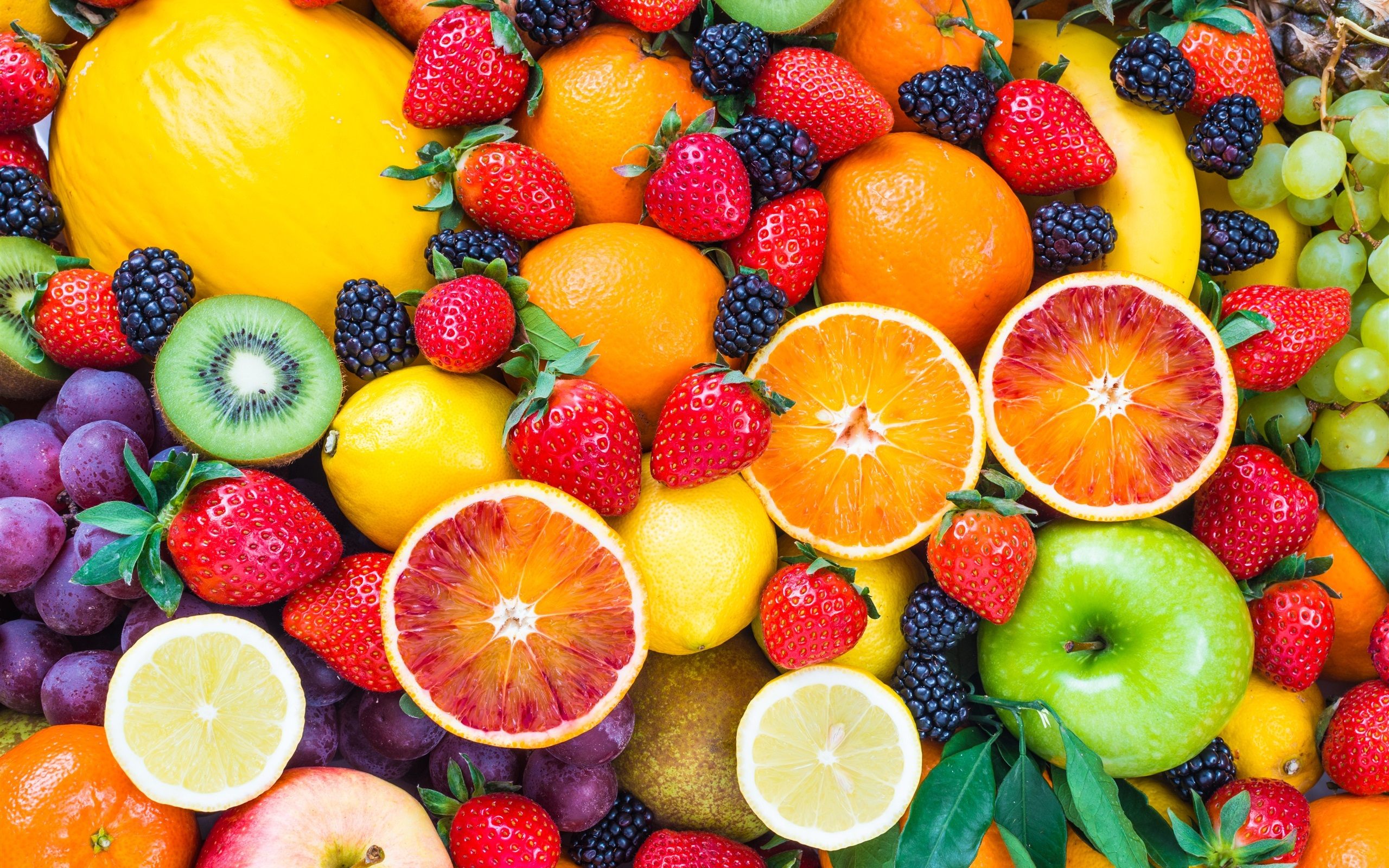 Awesome Fresh Fruit Wallpaper 2560x1600