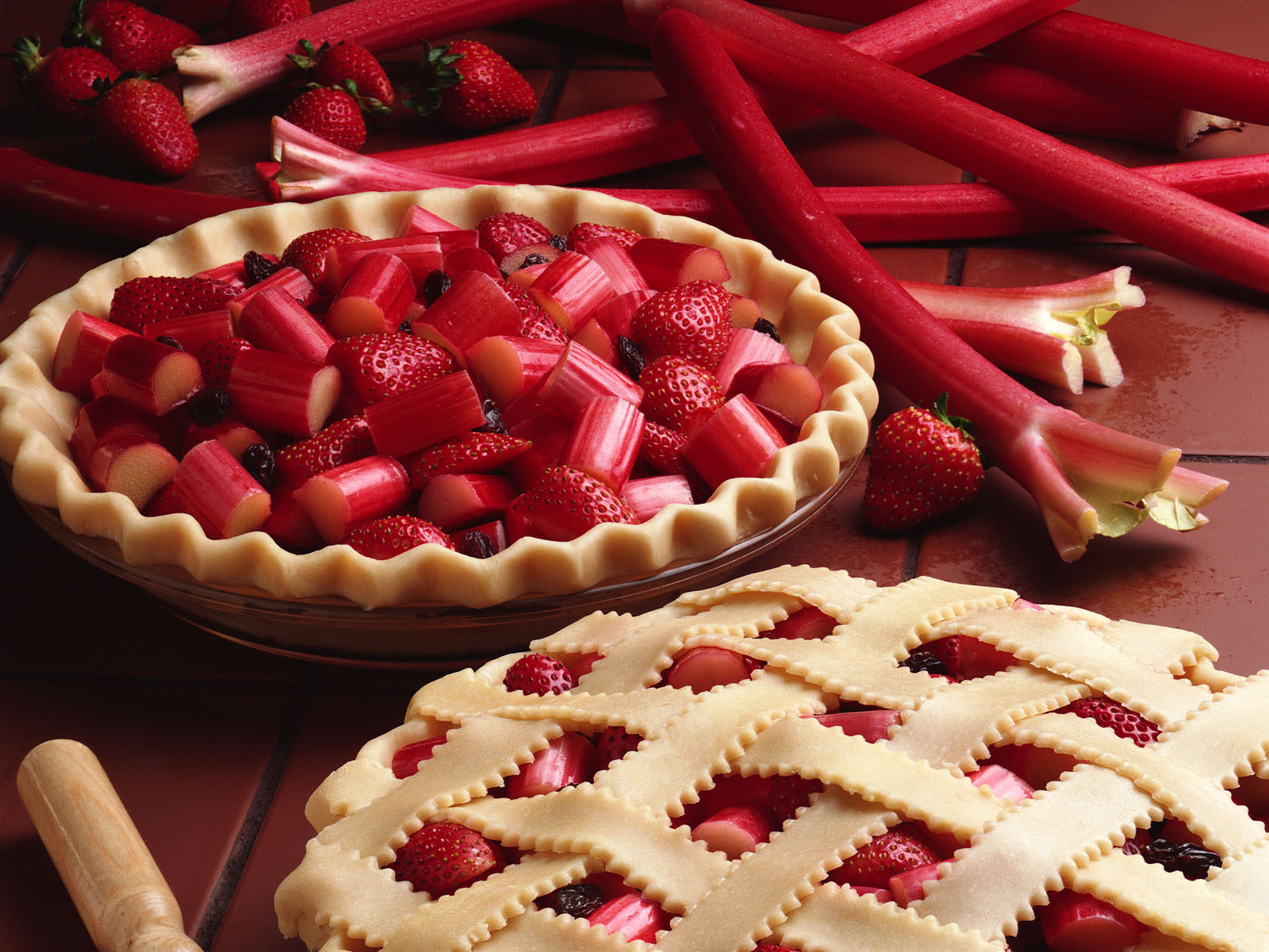 Awesome Strawberry Pie HD Wallpaper