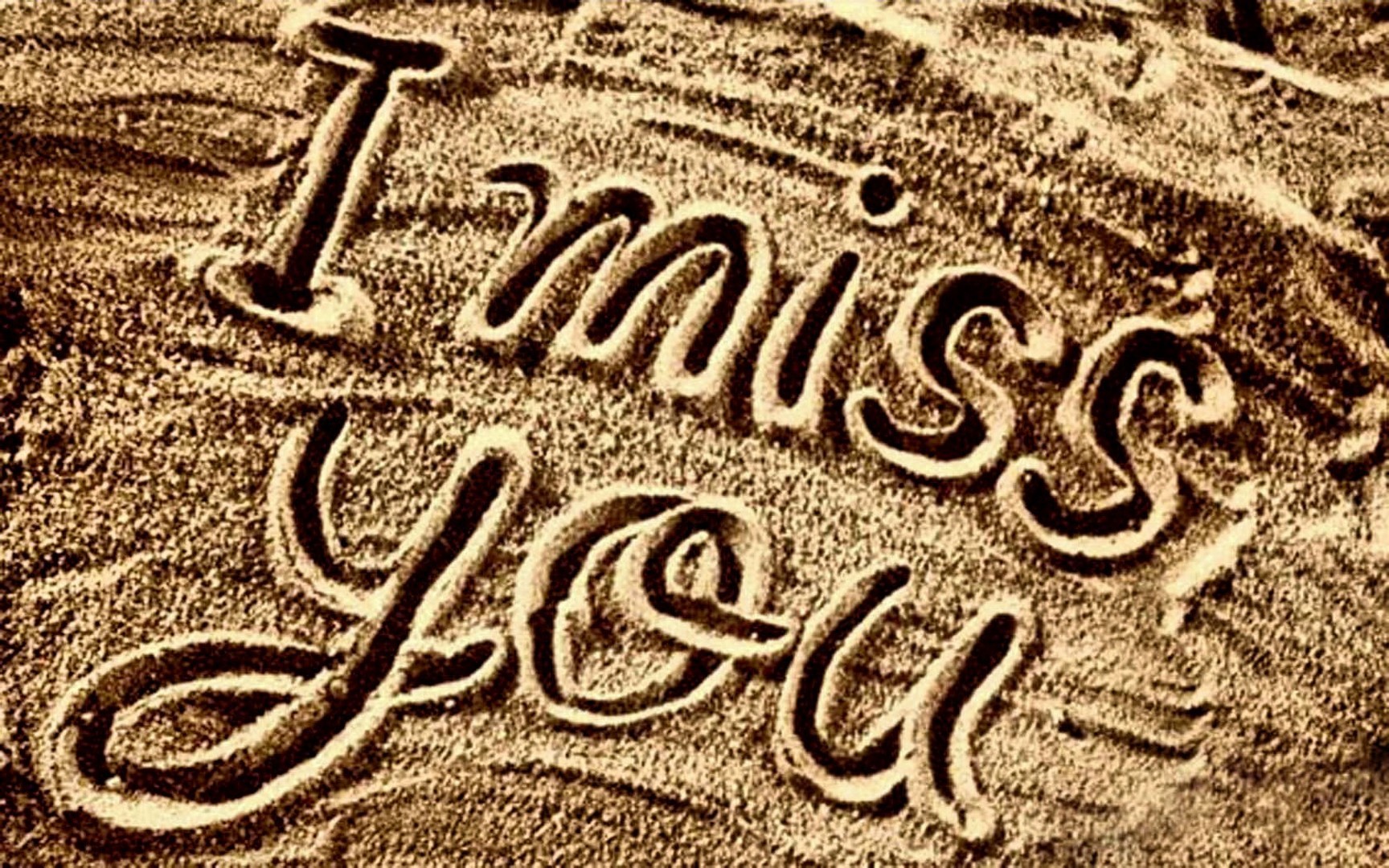 Beach Miss Romantic Sand Wallpaper HD 1728x1080