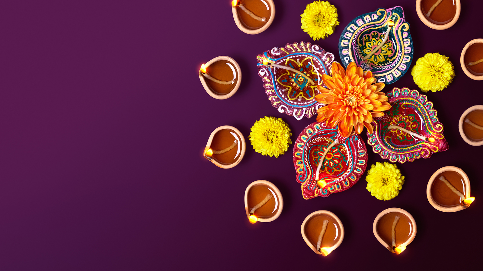 Beautiful Diwali Wallpaper 1600x900