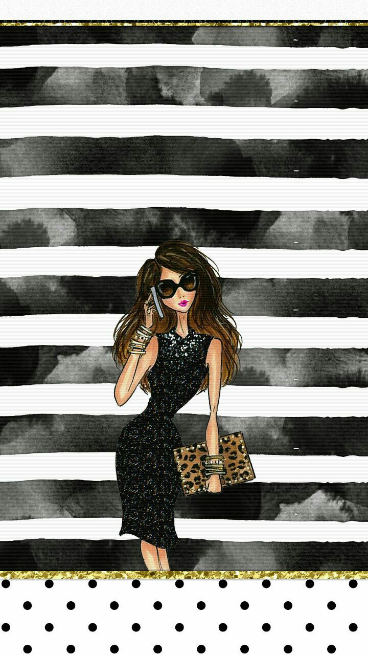 Chic Fashionista Wallpaper Iphone Girly 720x1280