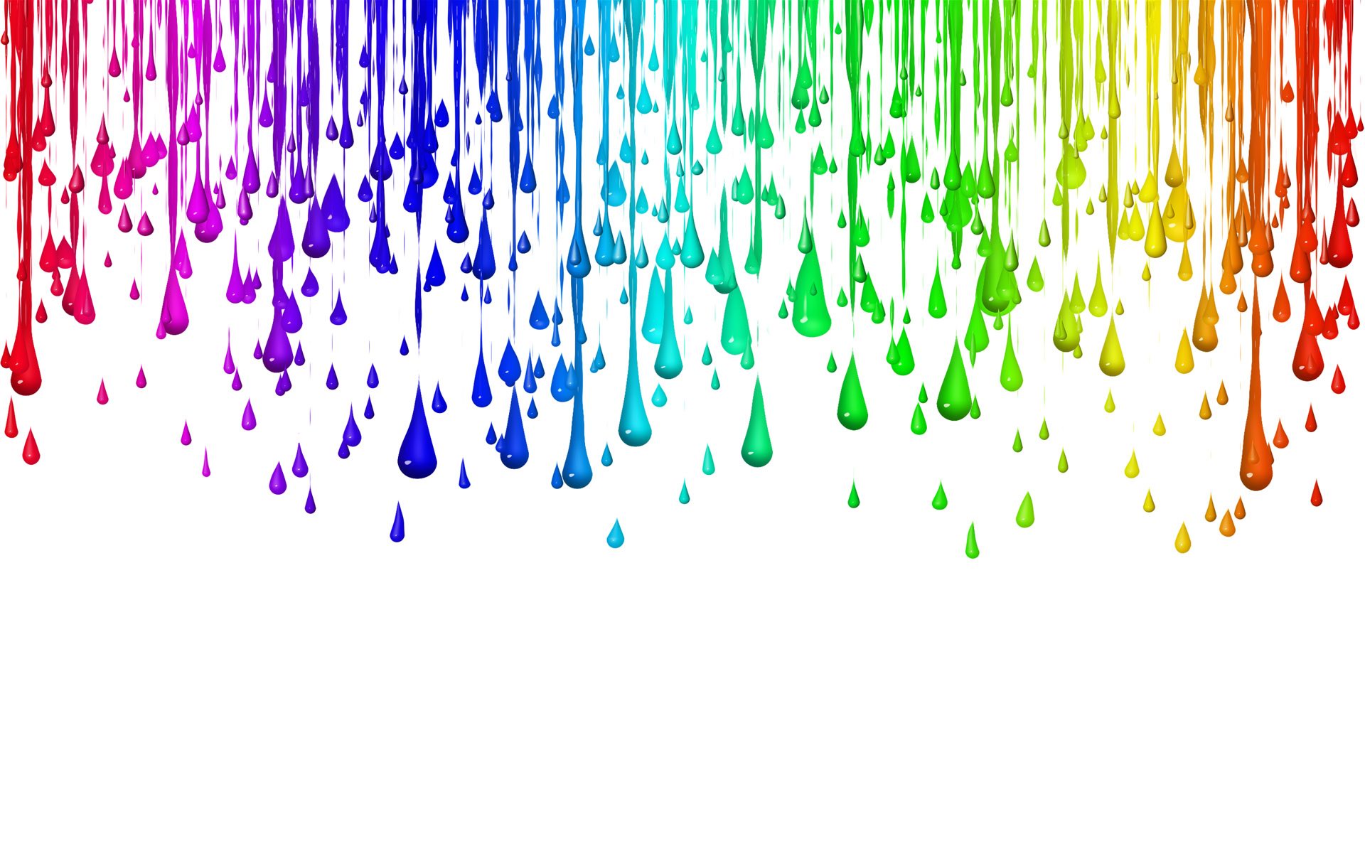 Colorful Drops of Water Wallpaper Background