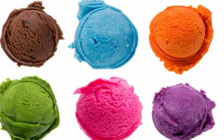Colorful Ice Cream Dessert Wallpaper