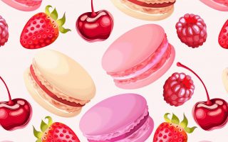 Cute Girly Macaroon Wallpaper for Iphone