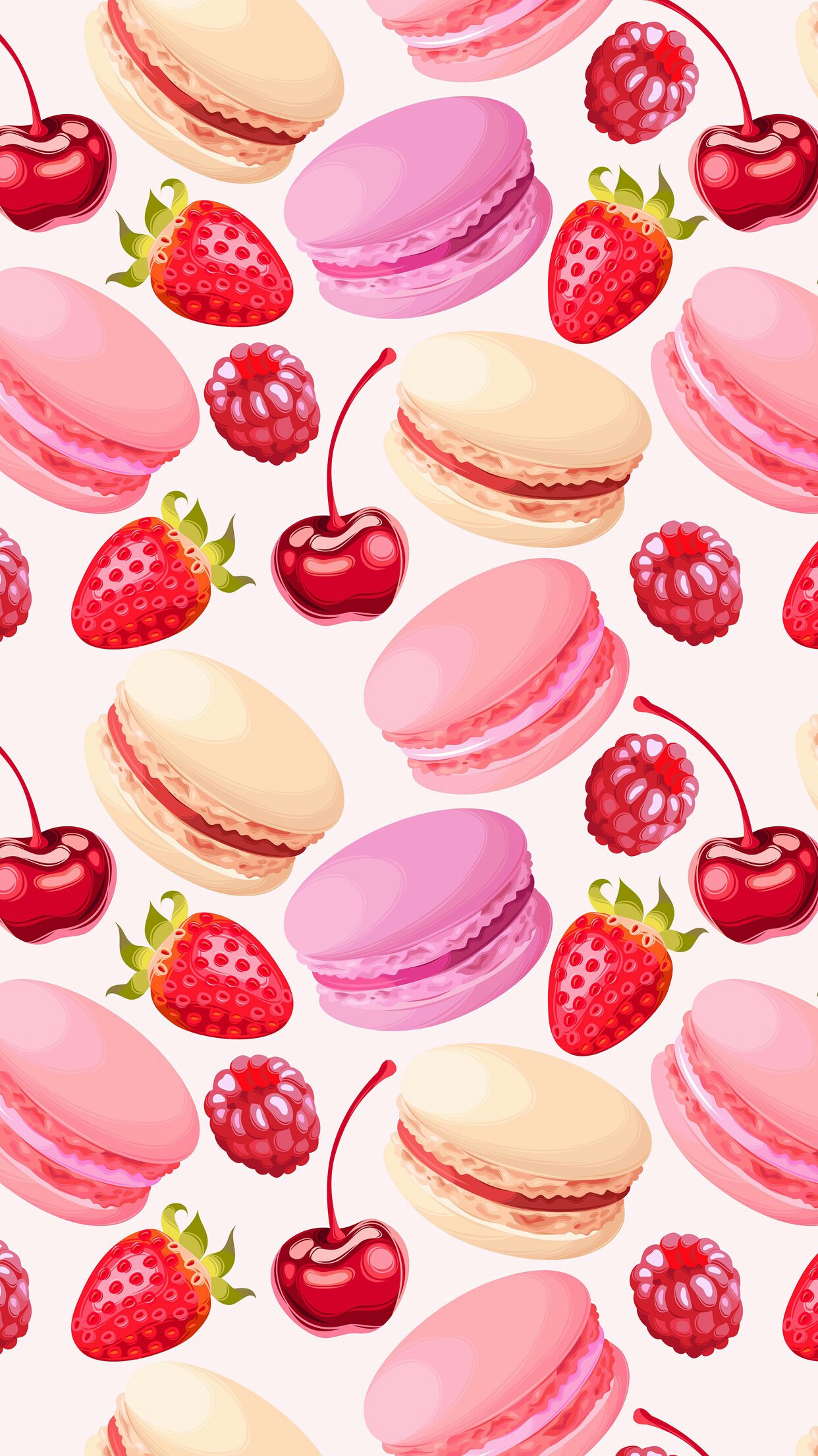 Cute Girly Macaroon Wallpaper for Iphone 1242x2208