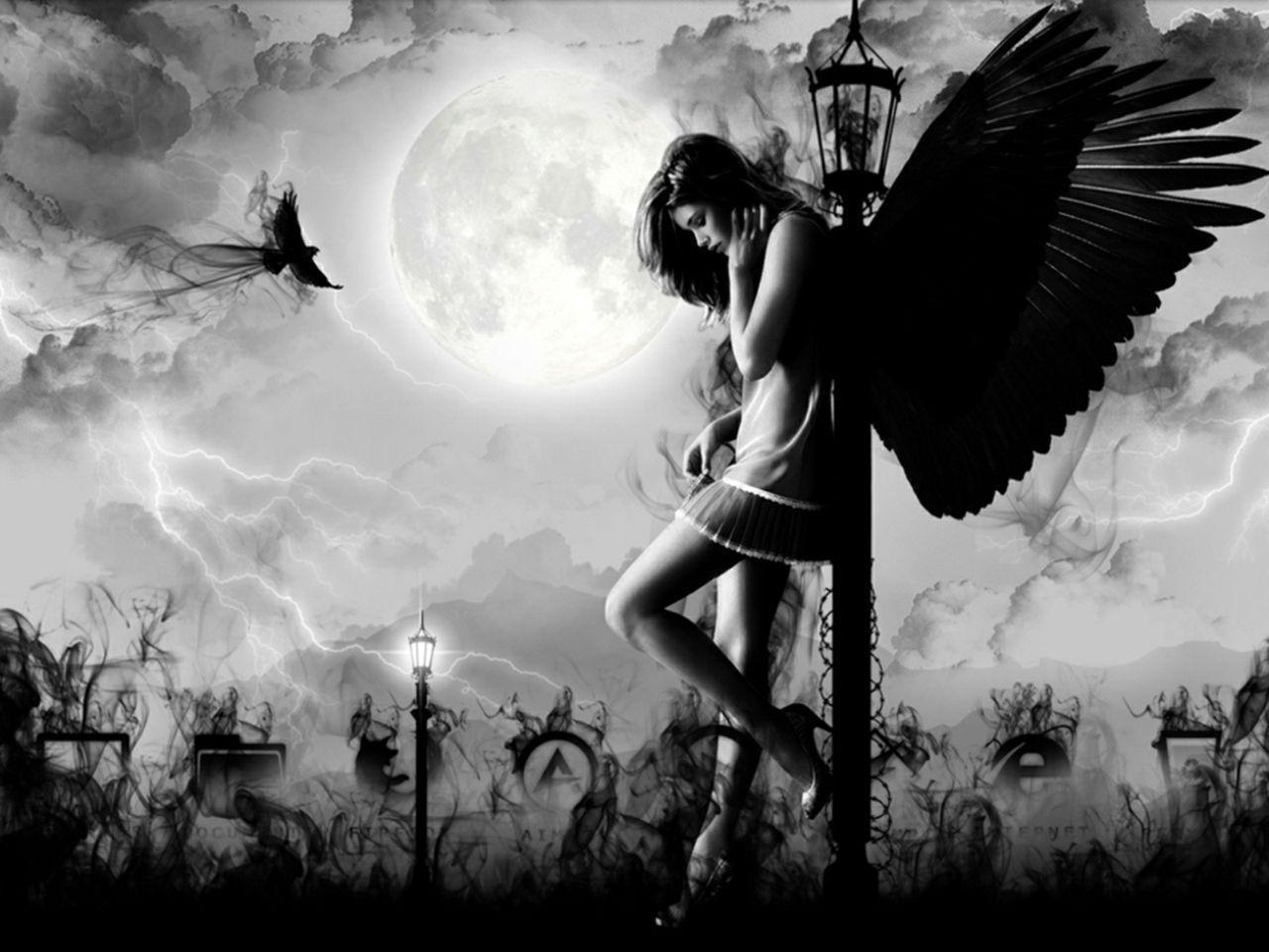 Dark Angel Wallpaper HD 1280x960