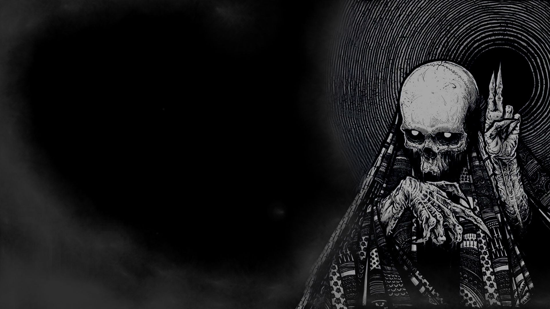 Dark Skull HD Wallpaper 1920x1080